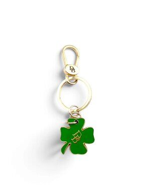 D&B Four Leaf Clover Signature Purse Charm Keychain